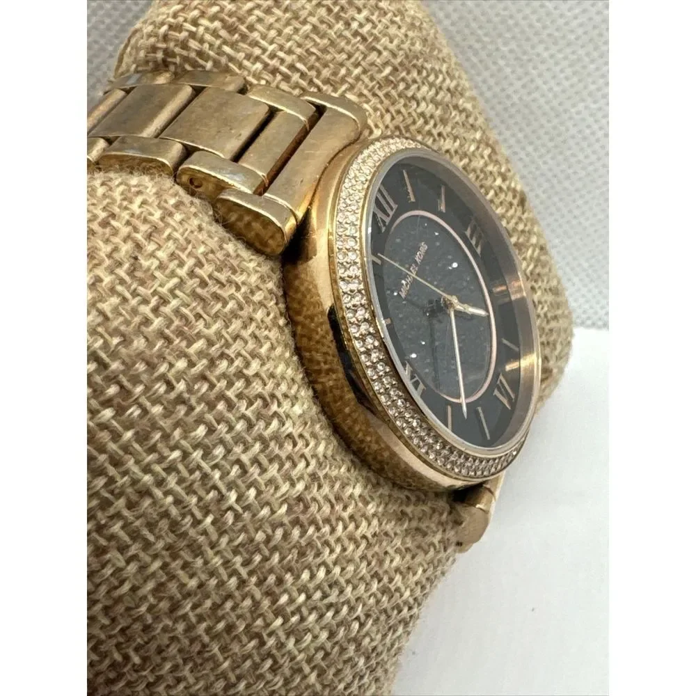 Michael Kors Catlin MK3356 Women's Rose Gold-Tone Analog Dial Wrist Watch JNA844